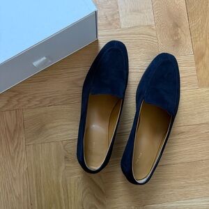 The Row Sophie Blue Loafers